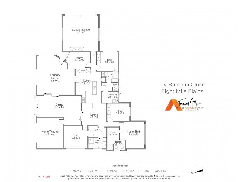 14 Bauhinia Close, Eight Mile Plains QLD 4113 Floorplan