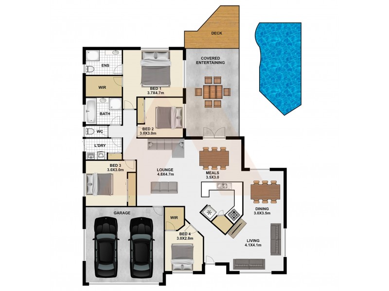 39 Kinchega Circuit, Parkinson QLD 4115 Floorplan