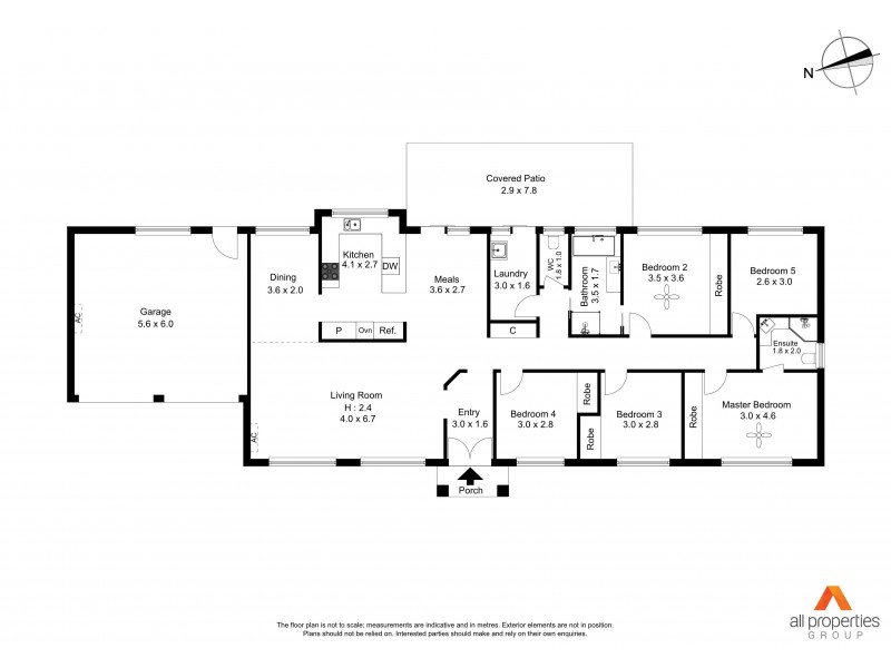 6 Swindon Place Place, Oxenford QLD 4210 Floorplan