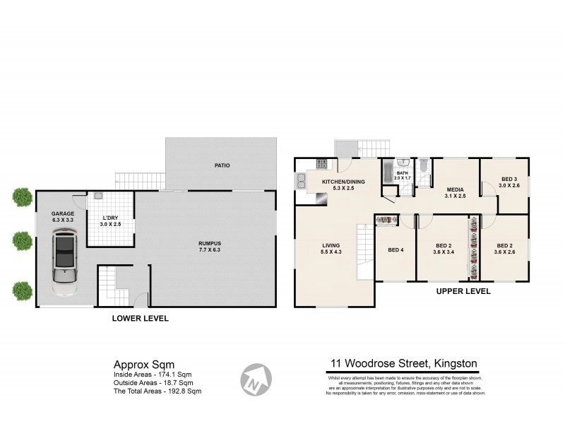11 Woodrose Street, Kingston QLD 4114 Floorplan