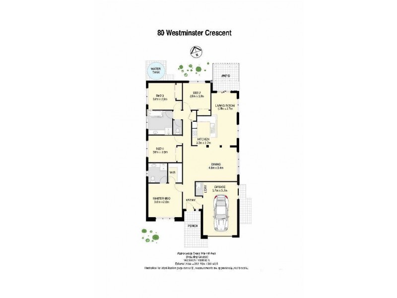 80 Westminster Crescent, Raceview QLD 4305 Floorplan