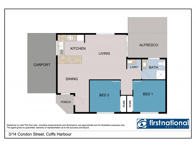 3/14 Condon Street, Coffs Harbour NSW 2450 Floorplan