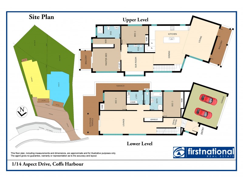 1/14 Aspect Drive, Coffs Harbour NSW 2450 Floorplan