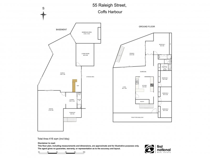 55 Raleigh Street, Coffs Harbour NSW 2450 Floorplan