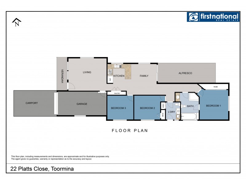 22 Platts Close, Toormina NSW 2452 Floorplan