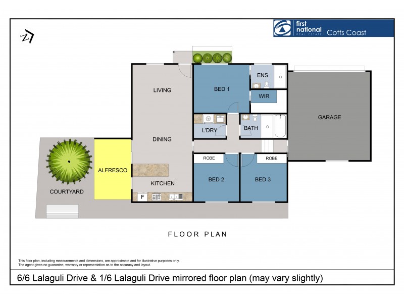 1-6/6 Lalaguli Drive, Toormina NSW 2452 Floorplan