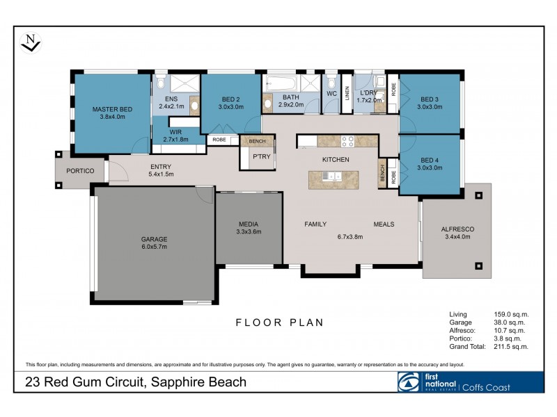 23 Red Gum Circuit, Sapphire Beach NSW 2450