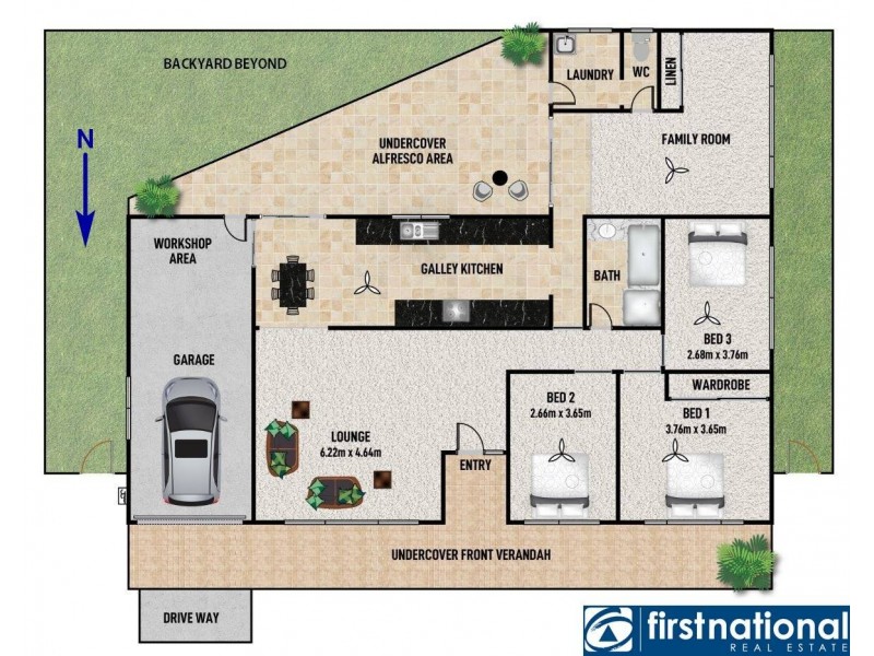 15 Katherine Close, Coffs Harbour NSW 2450 Floorplan