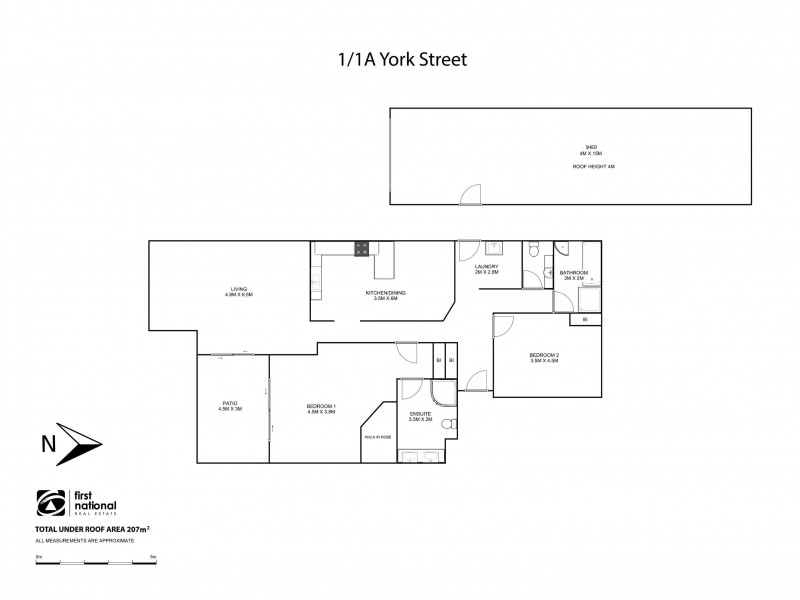 1/1a York Street, Coffs Harbour NSW 2450 Floorplan