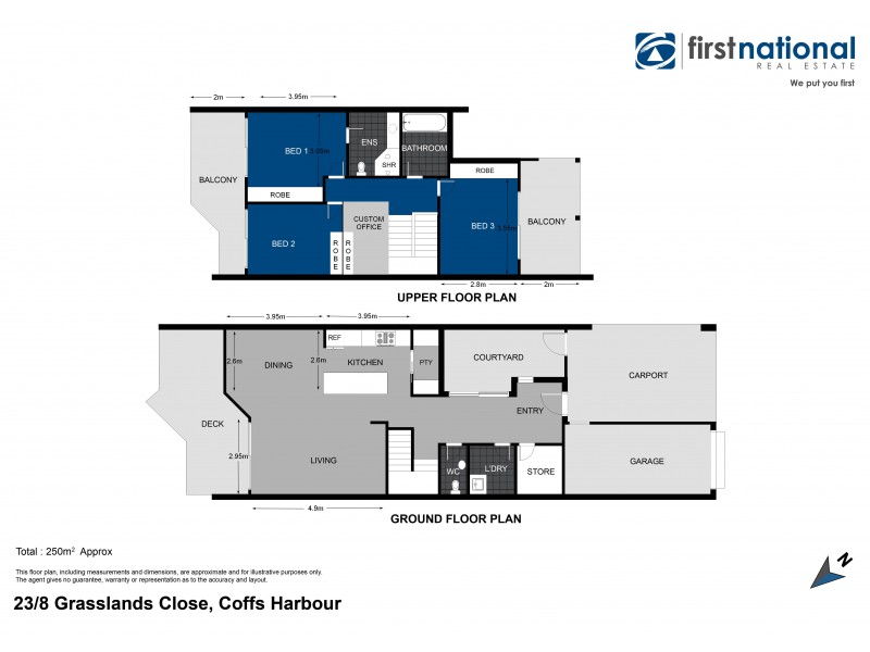 23/8 Grasslands Close, Coffs Harbour NSW 2450 Floorplan