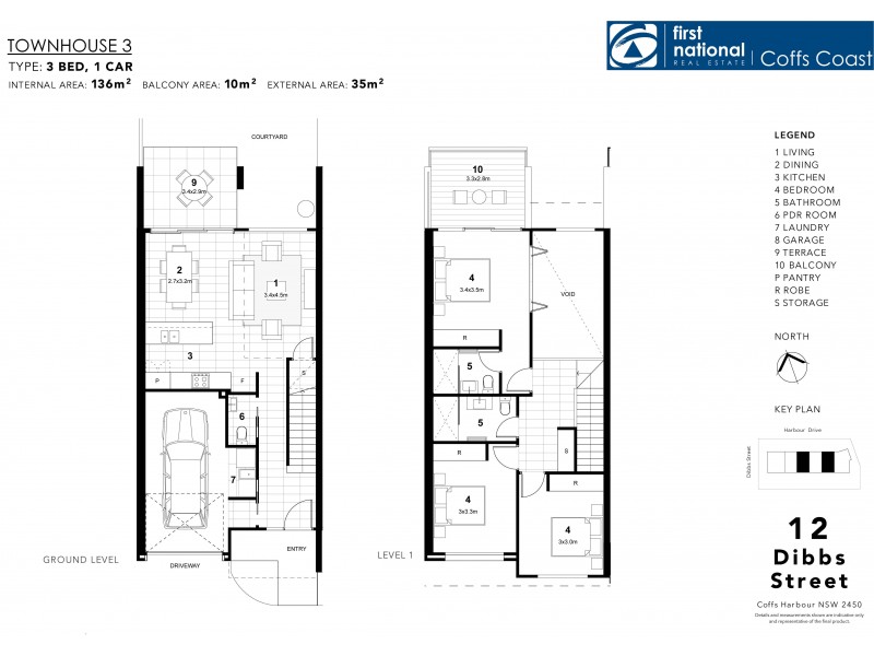 3/12 Dibbs Street, Coffs Harbour NSW 2450 Floorplan