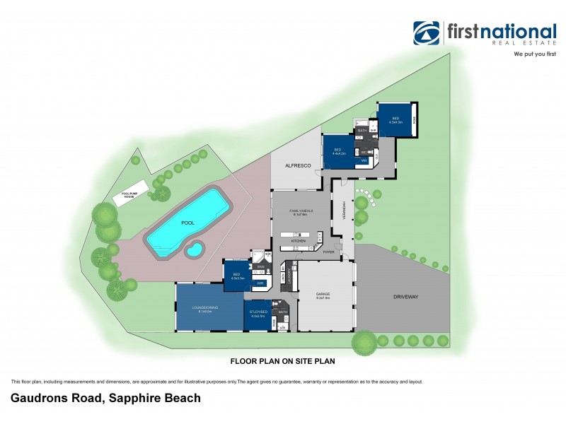. Gaudrons Road, Sapphire Beach NSW 2450 Floorplan