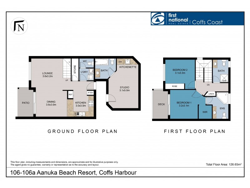 106-106a/2 Firman Drive, Coffs Harbour NSW 2450 Floorplan