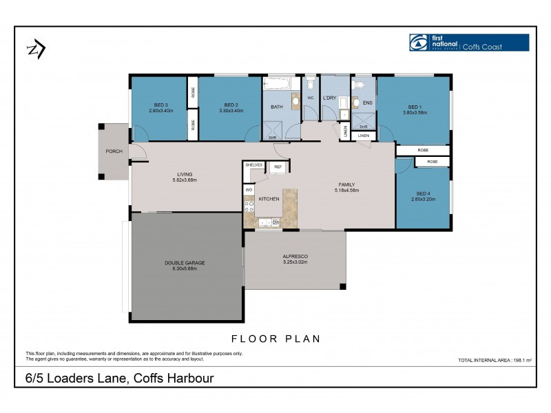 6/5 Loaders Lane, Coffs Harbour NSW 2450 Floorplan
