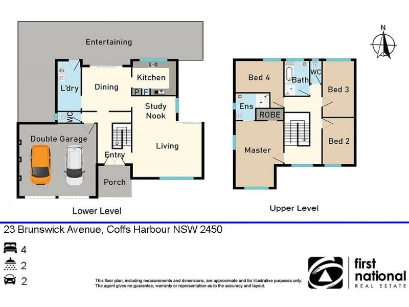 23 Brunswick Avenue, Coffs Harbour NSW 2450 Floorplan