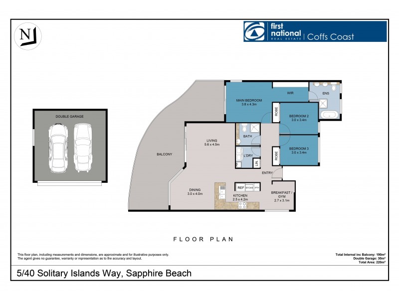 5/40 Solitary Islands Way, Sapphire Beach NSW 2450 Floorplan