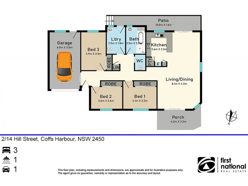 2/14 Hill Street, Coffs Harbour NSW 2450