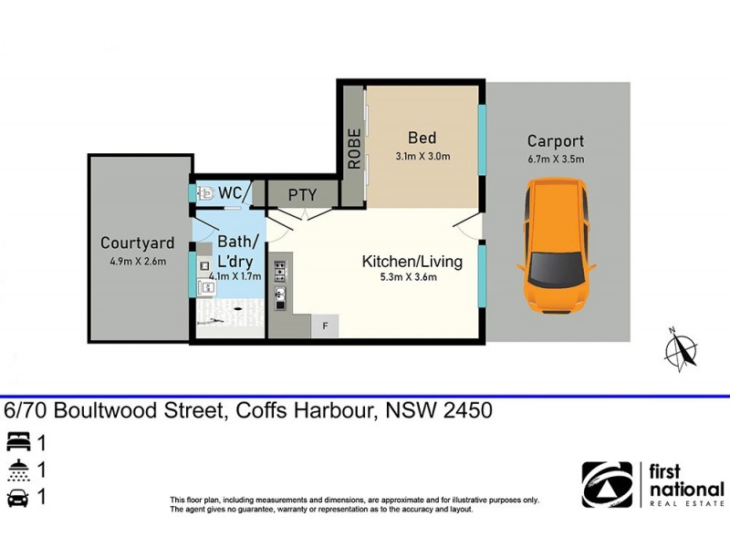 6/70 Boultwood Street, Coffs Harbour NSW 2450