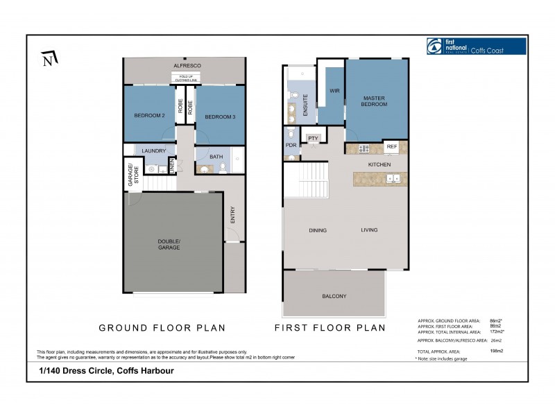 1-5/140 Dress Circle, Coffs Harbour NSW 2450 Floorplan