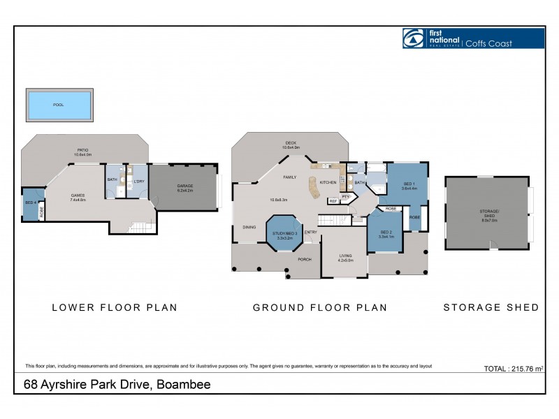 68 Ayrshire Park Drive, Boambee NSW 2450 Floorplan