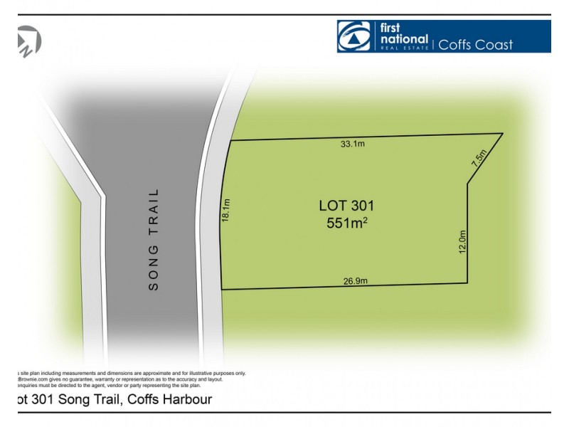 Lot 301 Song Trail, Coffs Harbour NSW 2450