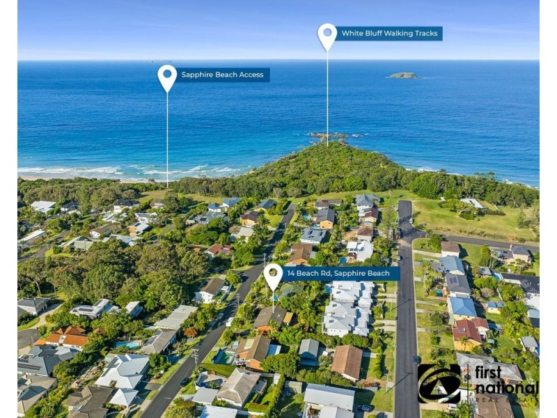 14 Beach Road, Sapphire Beach NSW 2450
