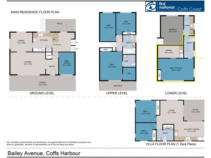 106 Bailey Avenue & 1 Zara Place, Coffs Harbour NSW 2450