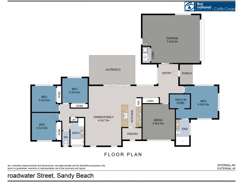 12 Broadwater Street, Sandy Beach NSW 2456