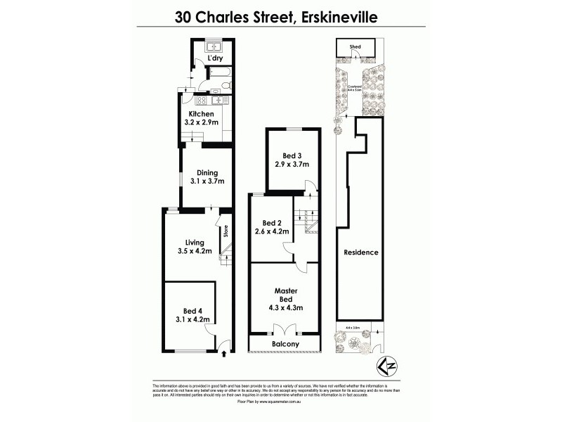 30 Charles Street, Erskineville NSW 2043 Floorplan