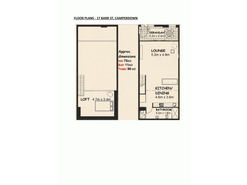 17 Barr Street, Camperdown NSW 2050 Floorplan