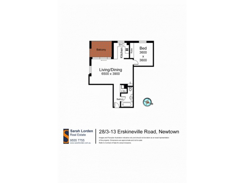 28/ 3-13 Erskineville road, Newtown NSW 2042 Floorplan