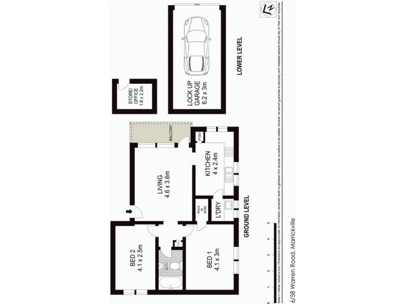 6/58 Warren Road, Marrickville NSW 2204 Floorplan