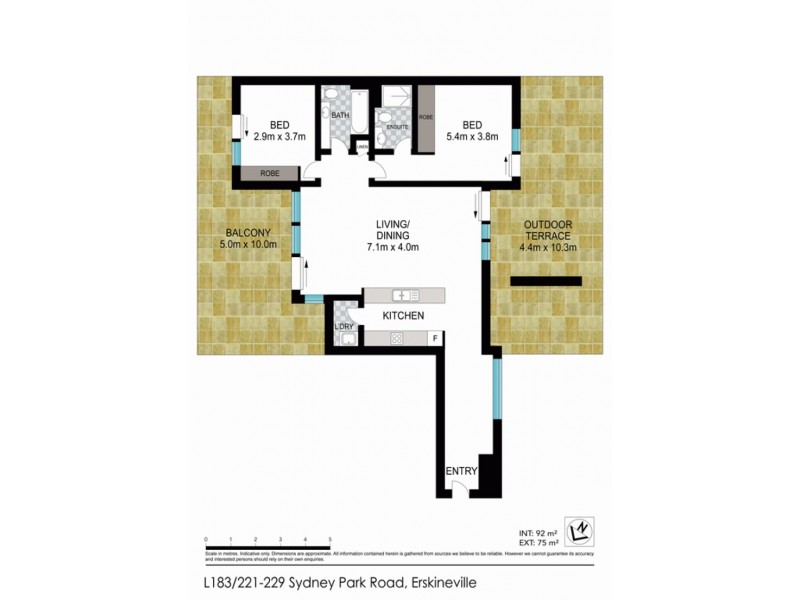 L183/221-229 Sydney Park Road, Erskineville NSW 2043 Floorplan
