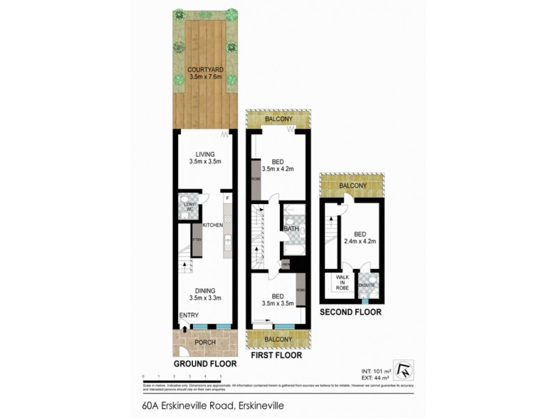 58 Erskienville Road, Erskineville NSW 2043 Floorplan