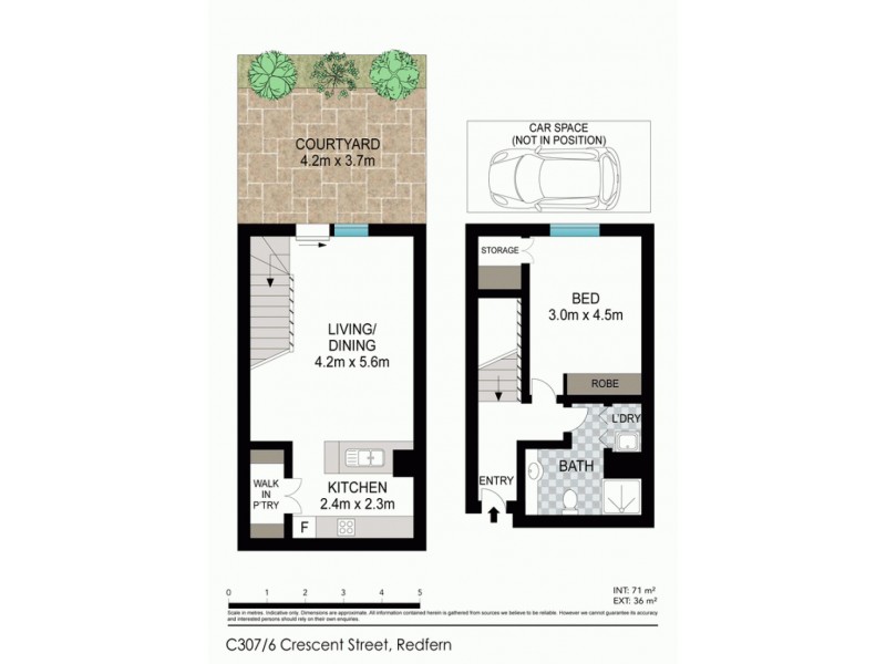 C307/6-8 Crescent Street (AKA 780 Bourke Street ), Redfern NSW 2016 Floorplan