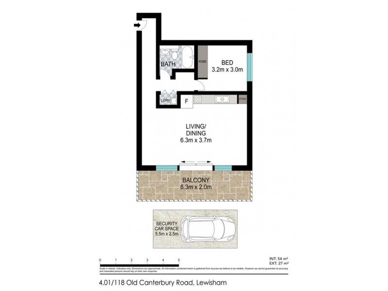401/118 Old Canterbury Road, Lewisham NSW 2049 Floorplan