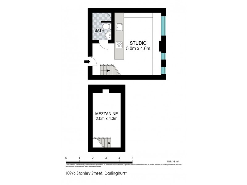 105/6 Stanley Street, East Sydney NSW 2010 Floorplan