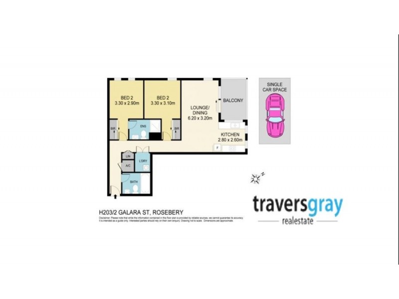 203/2 Galara Street, Rosebery NSW 2018