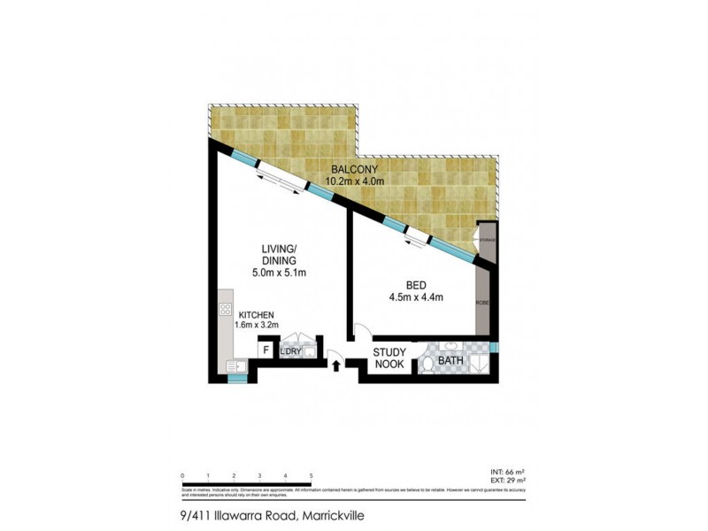 9/411-413 Illawarra Road, Marrickville NSW 2204 Floorplan
