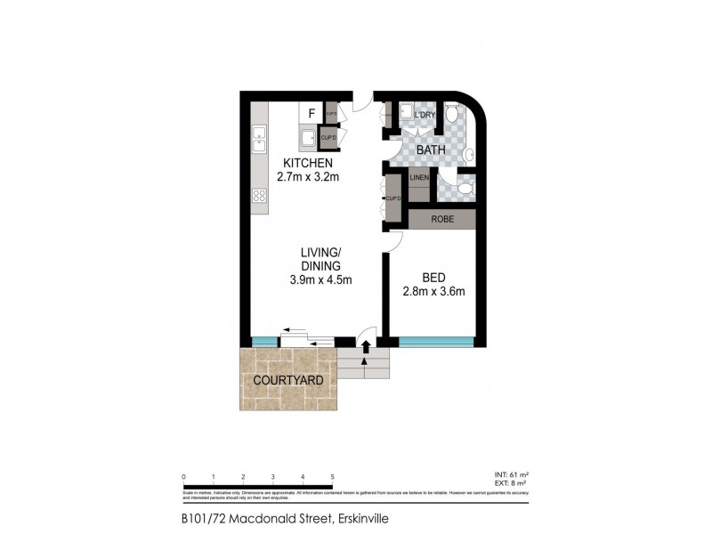 B101/72 MacDonald Street, Erskineville NSW 2043 Floorplan