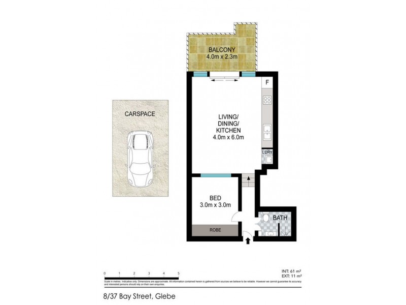 8/37 Bay Street, Glebe NSW 2037 Floorplan