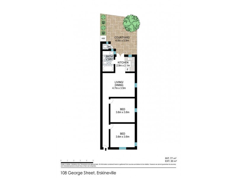108 George Street, Erskineville NSW 2043 Floorplan