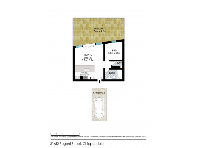 31/52 Regent Street, Chippendale NSW 2008 Floorplan