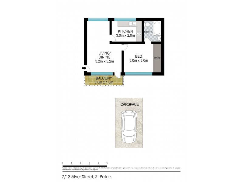 7/13 Silver street, St Peters NSW 2044 Floorplan