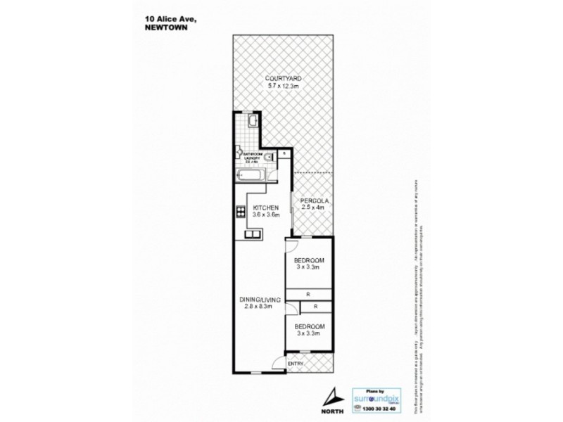 10 Alice Ave, Newtown NSW 2042 Floorplan