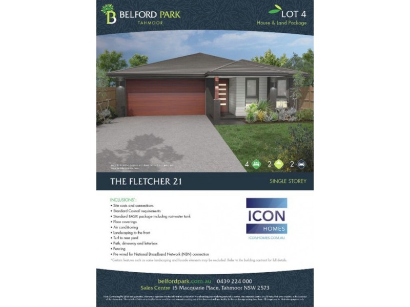 Lot 4 Belford Park, Tahmoor NSW 2573
