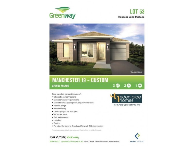 Lot 53 Greenway Living – Marsden Park, Marsden Park NSW 2765
