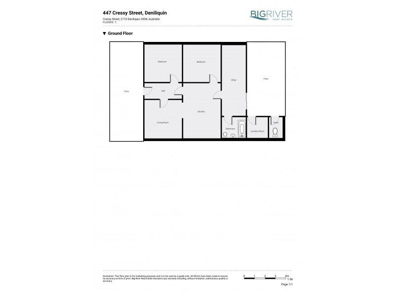 447 Cressy Street, Deniliquin NSW 2710 Floorplan