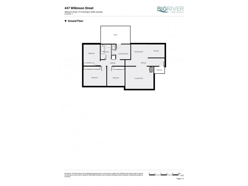 447 Wilkinson Street, Deniliquin NSW 2710 Floorplan