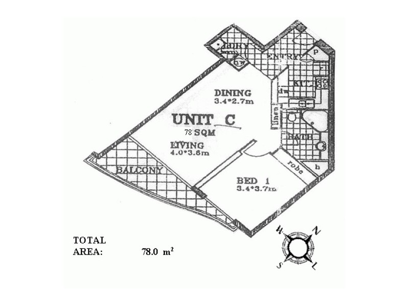 50 35 Howard St Admiralty Towers I, Brisbane, QLD 4000, Brisbane City QLD 4000 Floorplan